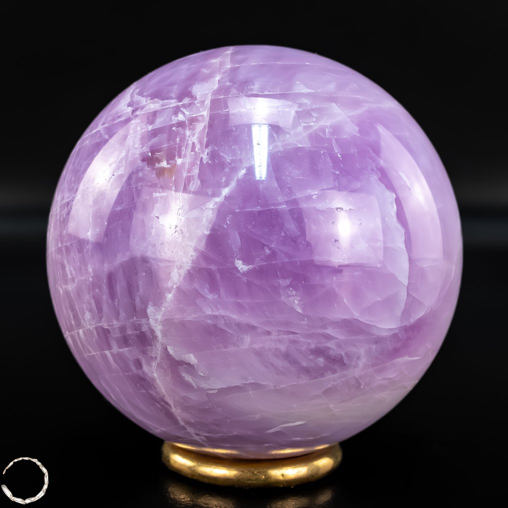 雄伟的孔雀石球，具有迷人的猫眼效应 来自美国的稀有宝石- 372.97 g #2.1