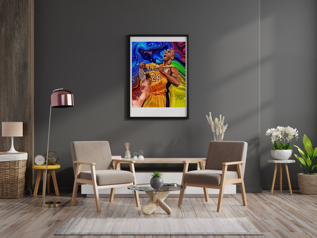 Artist Raffaele De Leo - Kobe bryant V6 - limited edition -/30 Fine art Giclèe - Kobe Bryant - 2025 - Kunstwerk #2.1