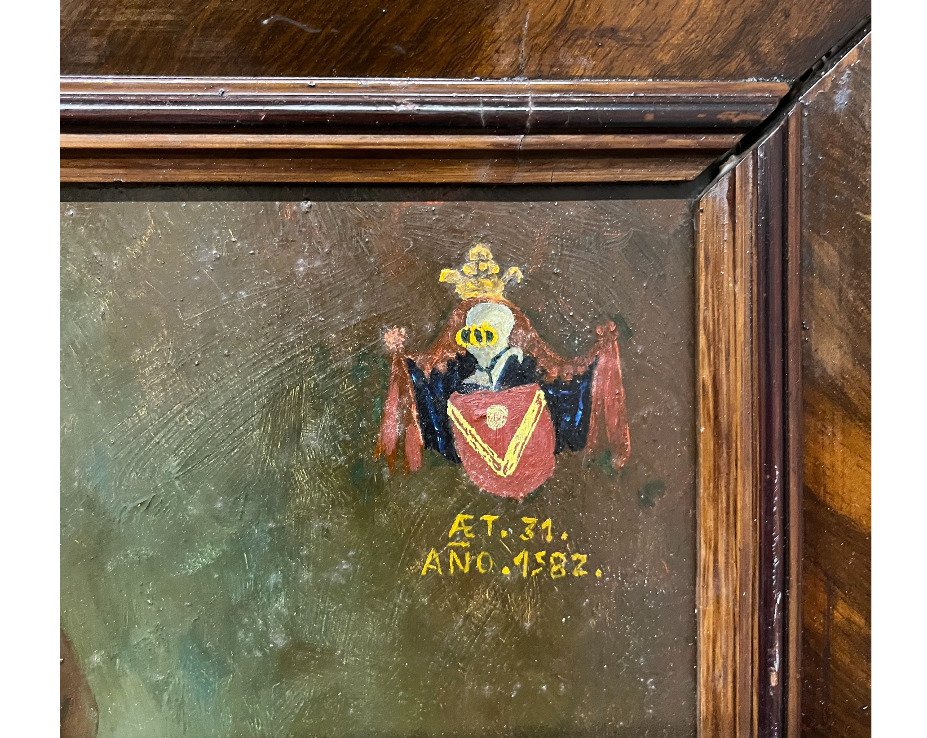 European School (XIX) - Portrait d’un homme à fraise #2.1