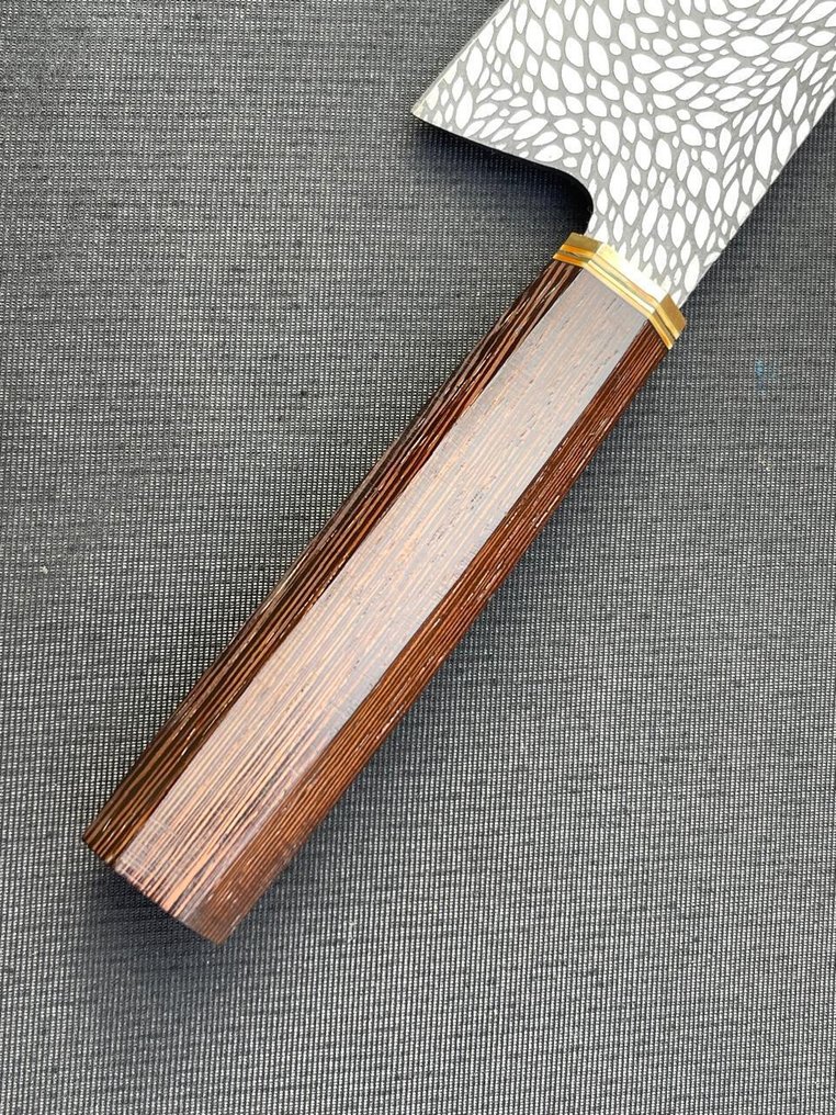 Custom Craft Knife - 餐刀 - 钢, 木 - R574 #2.1