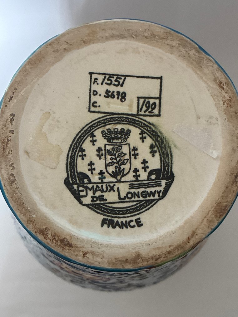 Longwy - Virágcserép - Kerámia - H. 41 cm #3.2