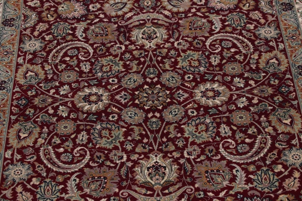 Tabriz Inspired Very Fine Wool&Silk Carpet with Luxurious Design - Very Soft & Plush Pile - Carpet - 185 cm - 126 cm #3.2