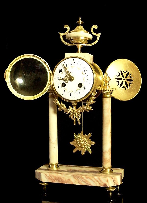 壁爐鐘 路易十六風格 - 铜鎏金 - 1850-1900 #1.0