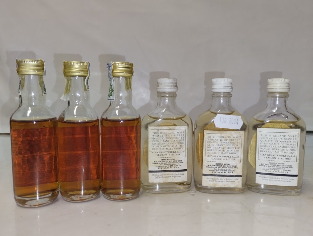 Macallan 10yo & Glen Grant 5yo miniatures  - 4cl, 5cl - 6 bottles #4.3