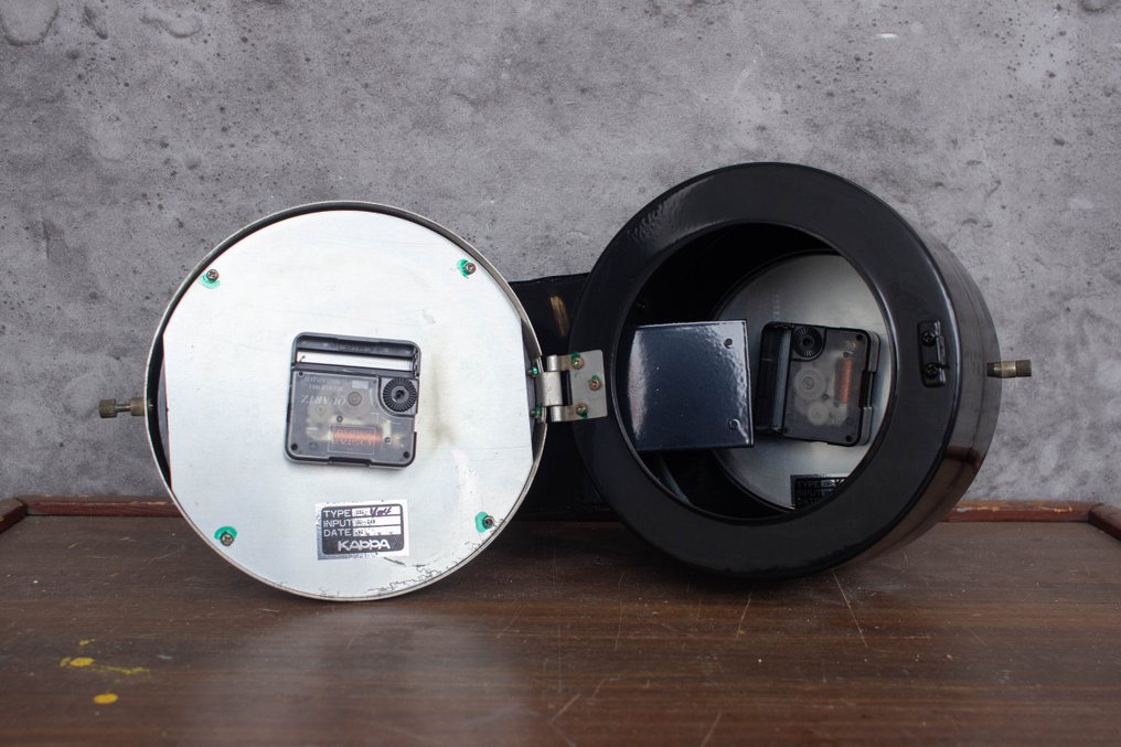 Ρολόι τοίχου - Kappa -   Χάλυβας, Βακελίτης, Πλαστικό, Γυαλί - 1980-1990 #4.3