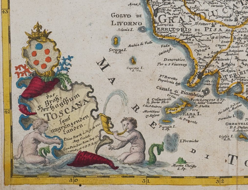 Italy - Central Italy; Elias Baeck - Toscana - 1721-1750 #1.0