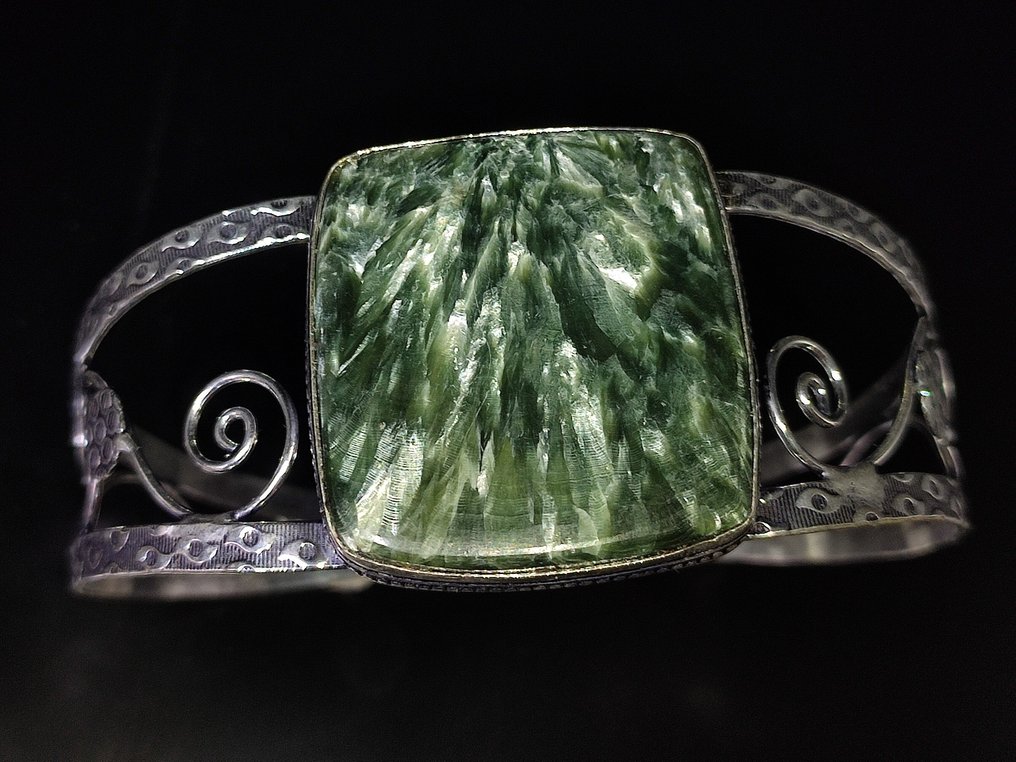 美丽一等品质天使之羽手工925银手链,包邮 - 手镯 #1.0