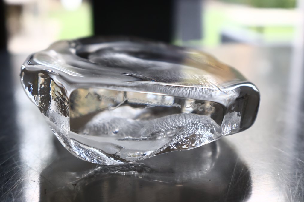 Mats Jonasson - Sculpture, Otter - 11 cm - Crystal #4.3