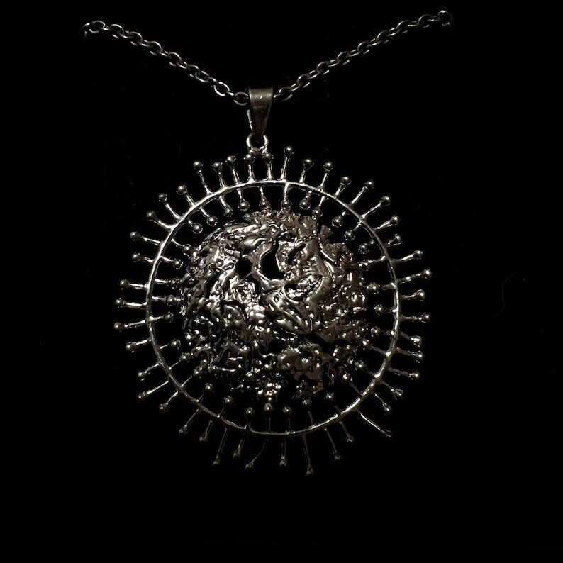 沒有保留價 - Tapio Wirkkala - 頸鏈 - Full Moon Taysikuu 銀 #3.2