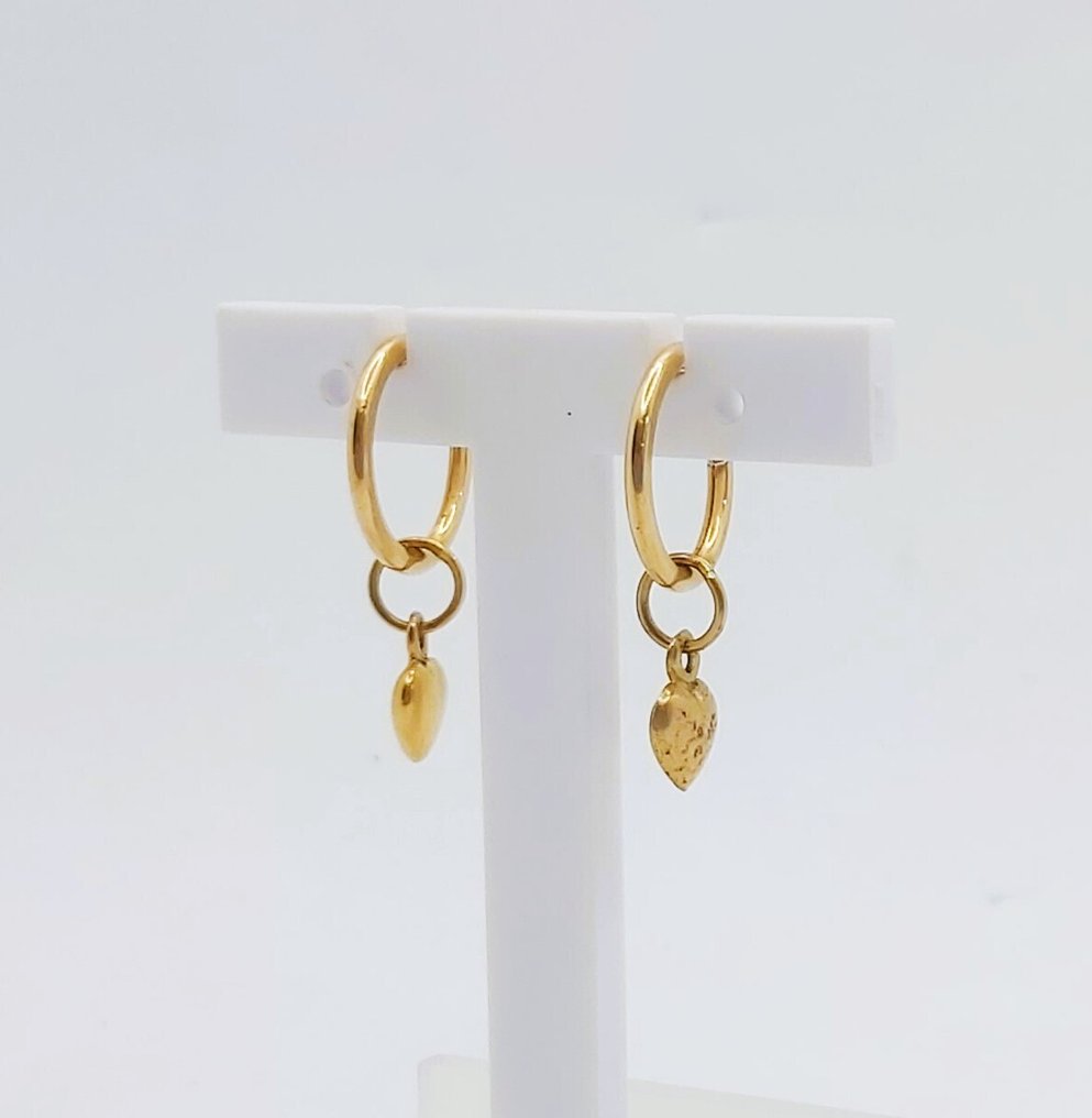 Nincs minimálár - Drop fülbevaló - 19,2 kt. Sárga arany #1.0