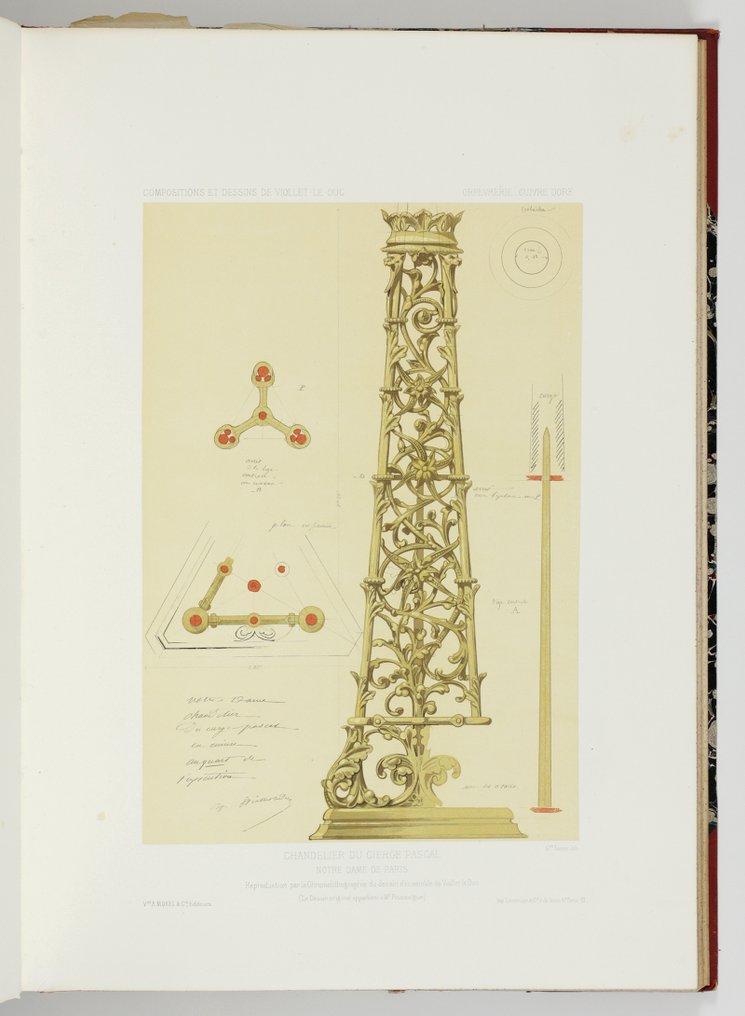 [Viollet-Le-Duc, E. E.] - Compositions et dessins de Viollet-Le-Duc publiés sous la patronage de Comité de l'Oeuvre du Maitre. - 1884 #2.1