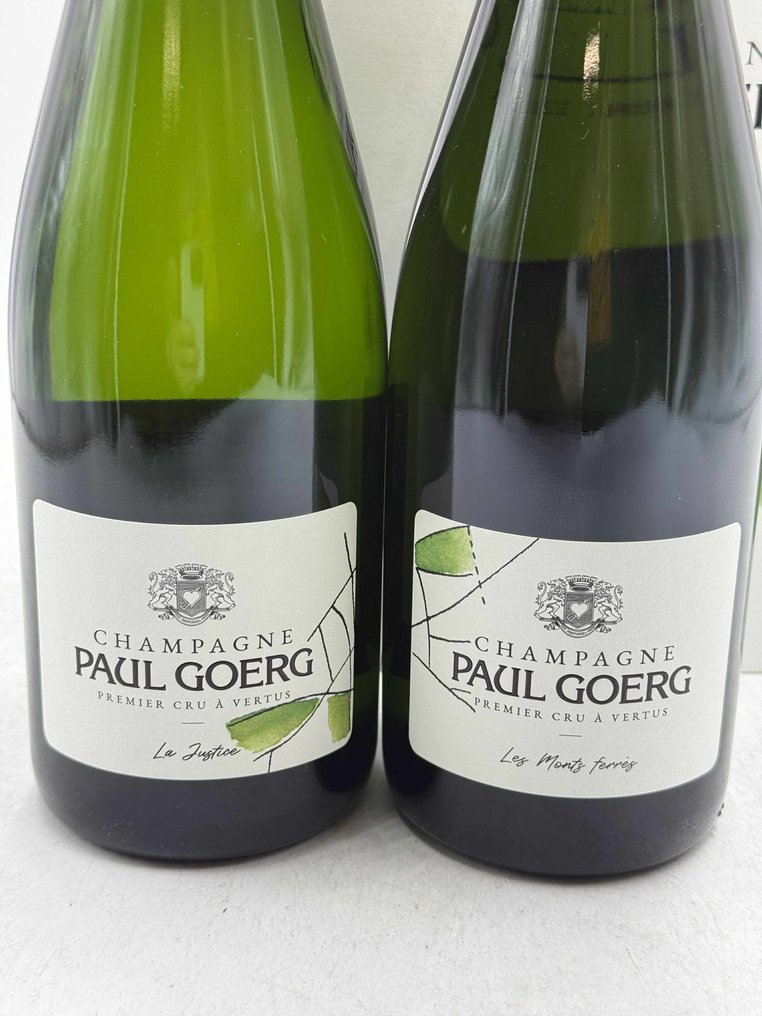 Paul Goerg, Les Parcellaires La Justice & Les Monts Ferrés - Champagne Premier Cru, Blanc de Blancs, Extra Brut - 2 Pullot (0.7 L) #1.0