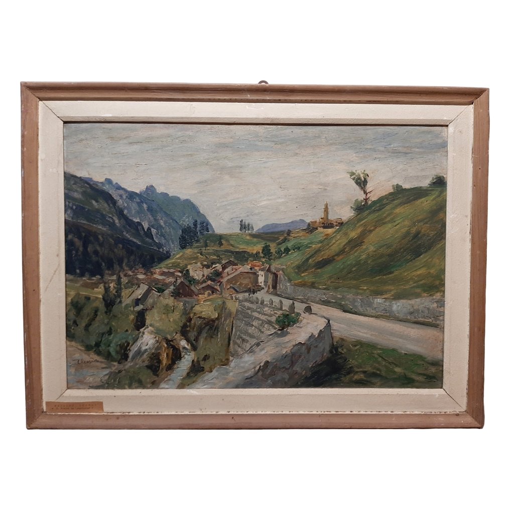 Edoardo Chendi (1906-1993) - Paesaggio, Campolongo di Cadore #2.1