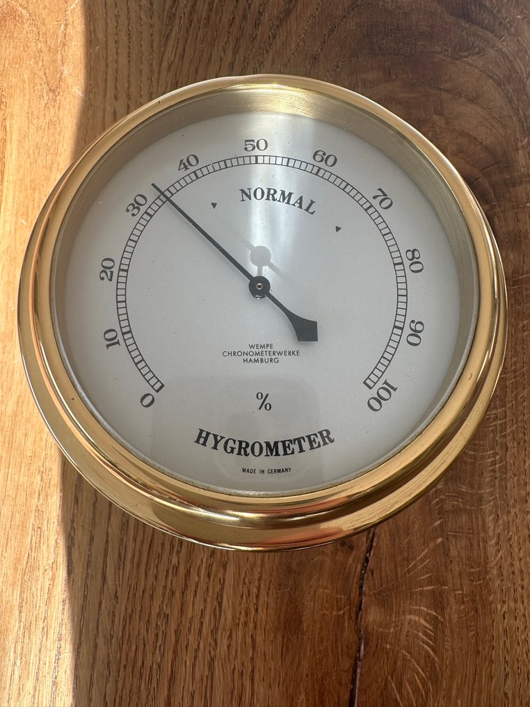 Wempe Hamburg - Weather station - Brass - Wempe Chronometerwerke #4.3