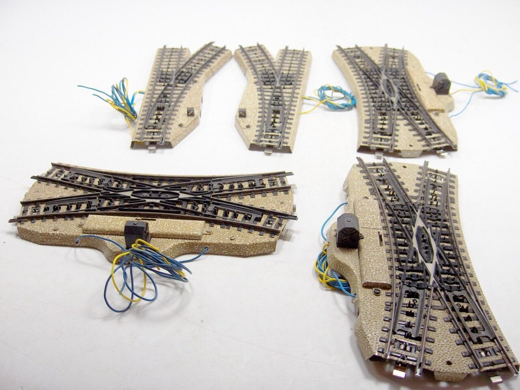 Märklin H0轨 - 5128 5137 5113 5100 5106 7040 - 模型火车车轨 (9) - 漂亮的信号批次和M-Rail #4.3