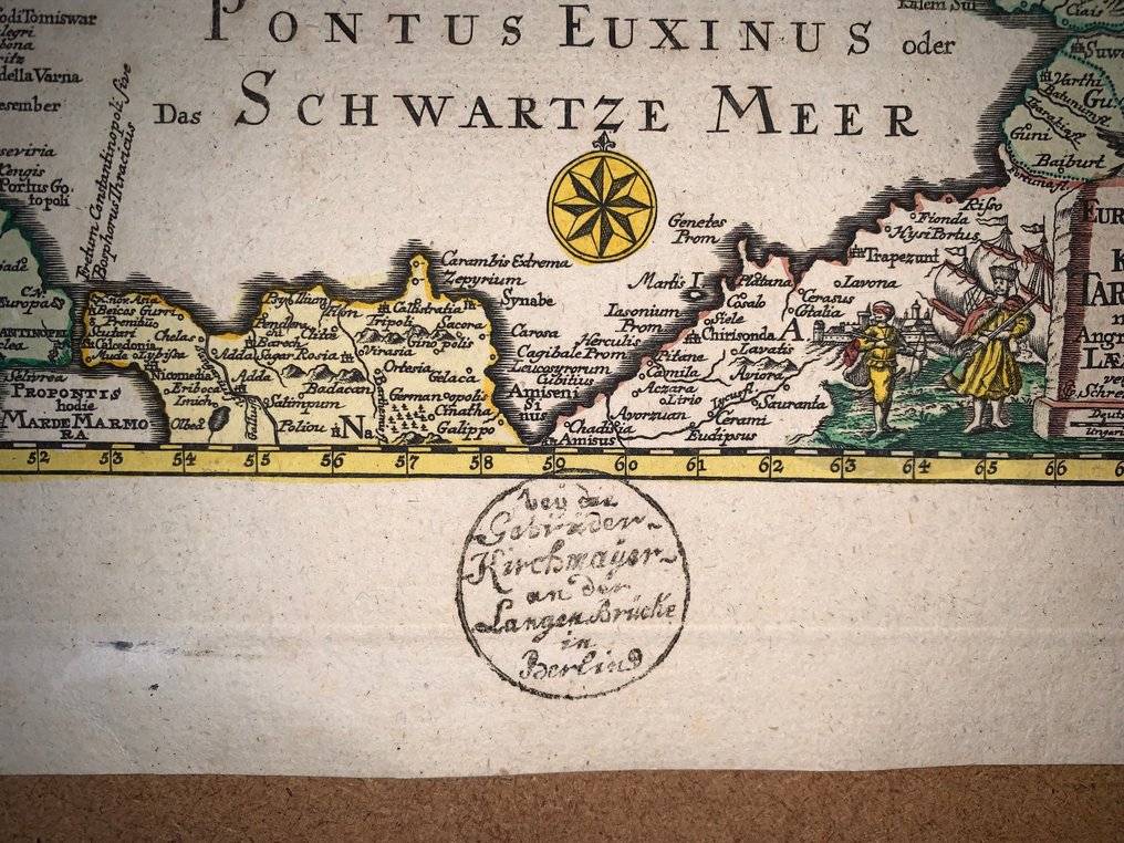 Black Sea region - Black Sea in Ancient times; Johann Georg Schreiber (1676-1750) - Die Europaeische oder kleine Tartarey, nebst den angraentzenden Laendern (…) - 1721-1750 #2.1
