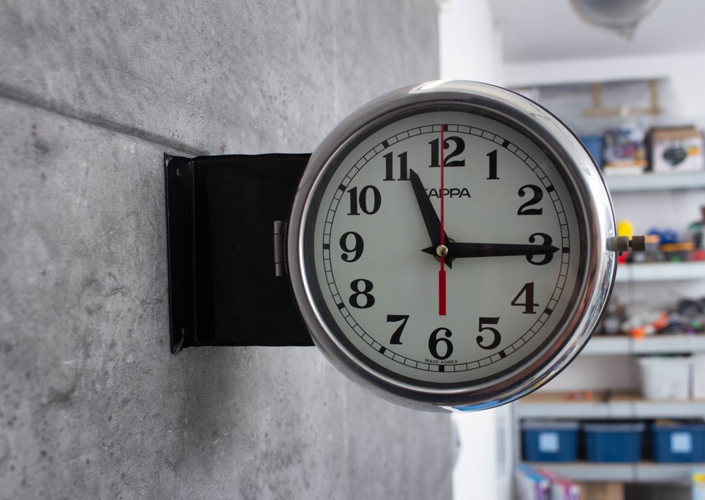Ρολόι τοίχου - Kappa -   Χάλυβας, Βακελίτης, Πλαστικό, Γυαλί - 1980-1990 #1.0