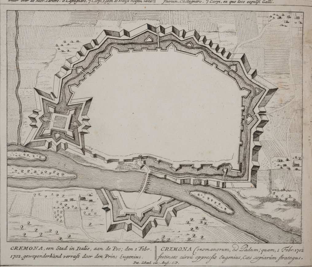 Italy - Italian Cities; Peter Schenk - Theater of War - 1701-1720 #4.3