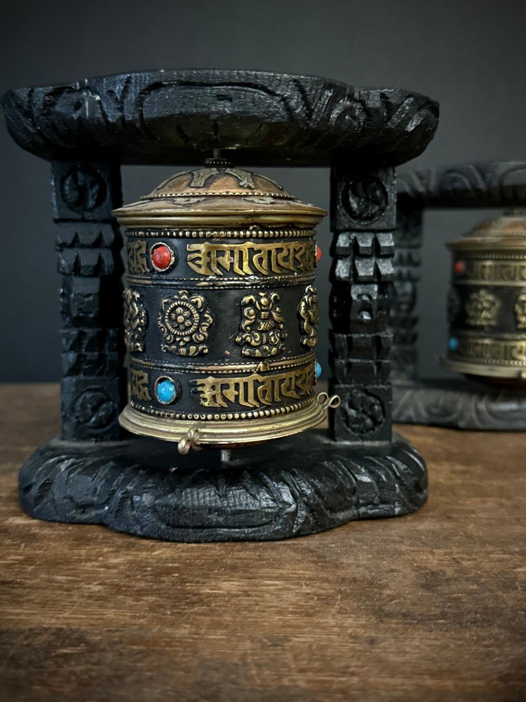  Imakerék (2) - Bronz, Papír, Fa, Üveg - 1970-1980  #1.0