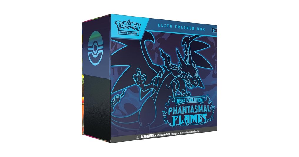 Pokémon - SEALED CASE Phantasmal Flames ETB Display - 10x Phantasmal Flames ETB - SEALEAD Case #2.1