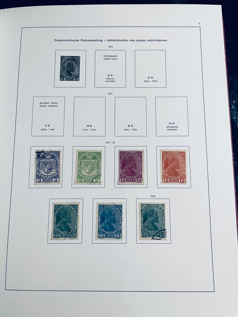 Wereld  - Collecties Liechtenstein en Oostenrijk #2.1