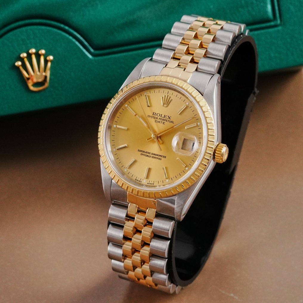 Rolex - Oyster Perpetual Date Two Tone - 15223 - 男士 - 1990-1999  #1.0