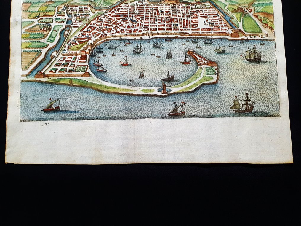 Europe - Italy South / Sicily / Messina; Matthaus Merian - Messina - 1681-1700 #2.1