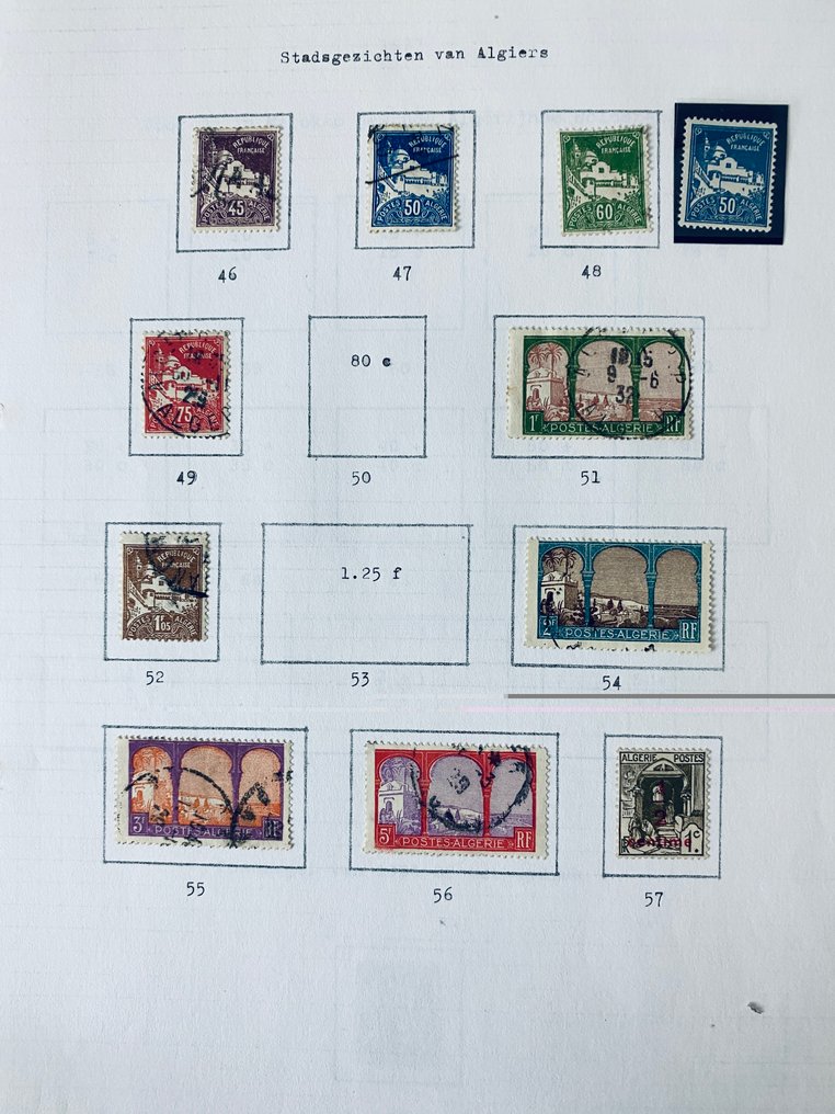 Wereld  - Collectie / Uitzoeker Algerije #2.1