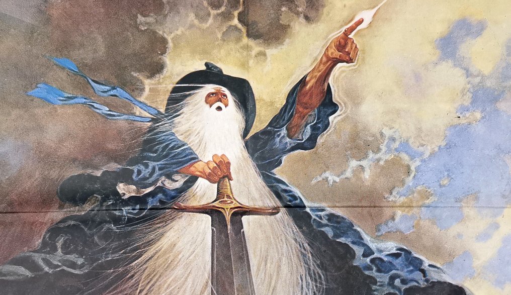 Ralph Bakshi - J. R. R. Tolkien - Animation Fantasy movie poster - The Lord of the Rings - Il Signore degli Anelli - D21 #4.3