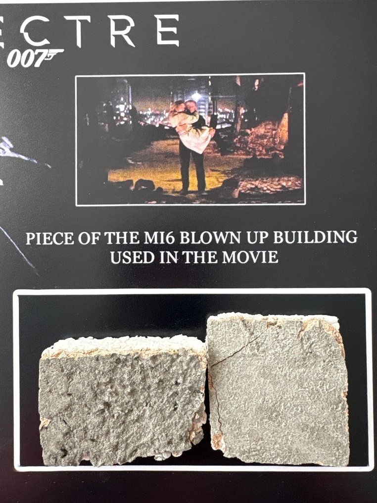 James Bond 007: Spectre - Movie Prop piece and signed photo of Christoph Waltz as “Blofeld” #1.0