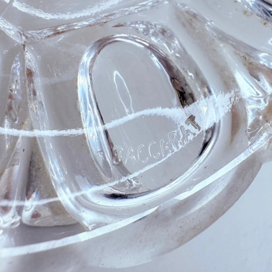 Baccarat - Taperstick torches (2) - Crystal - Signed #1.0