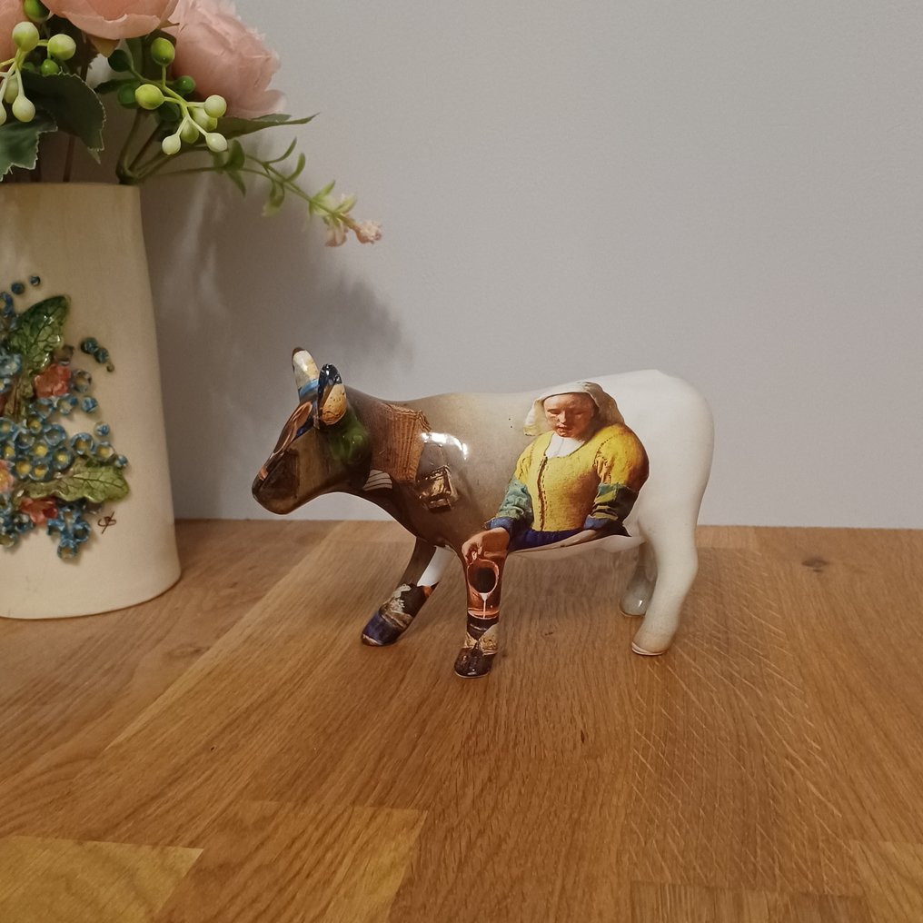 CowParade - Αγαλματίδιο - Vermeer «la laitière» - Κεραμικό #4.3