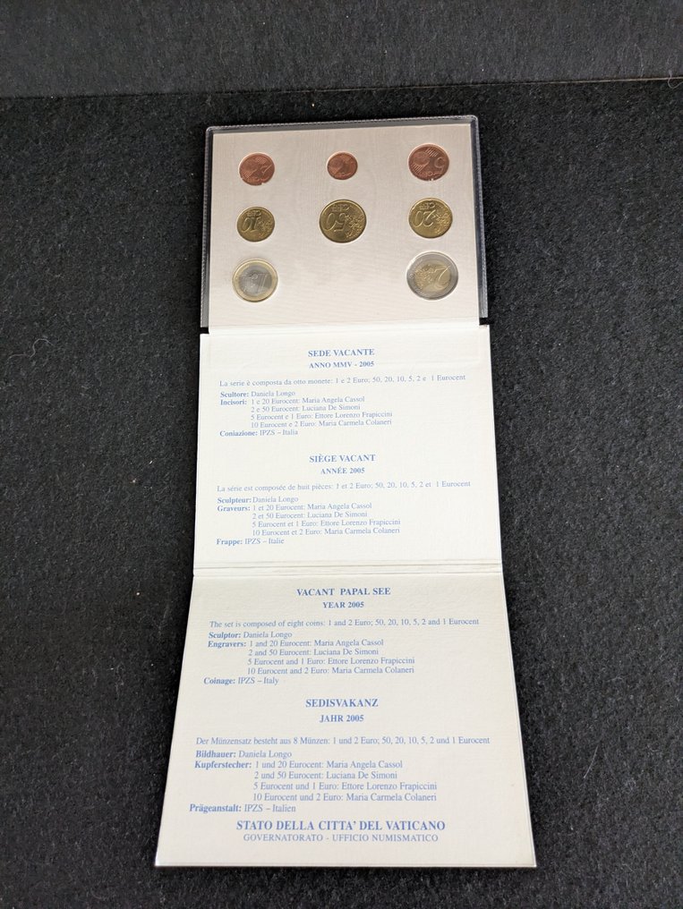 Vatican. Year Set (BU) 2005 - Sede Vacante #1.0