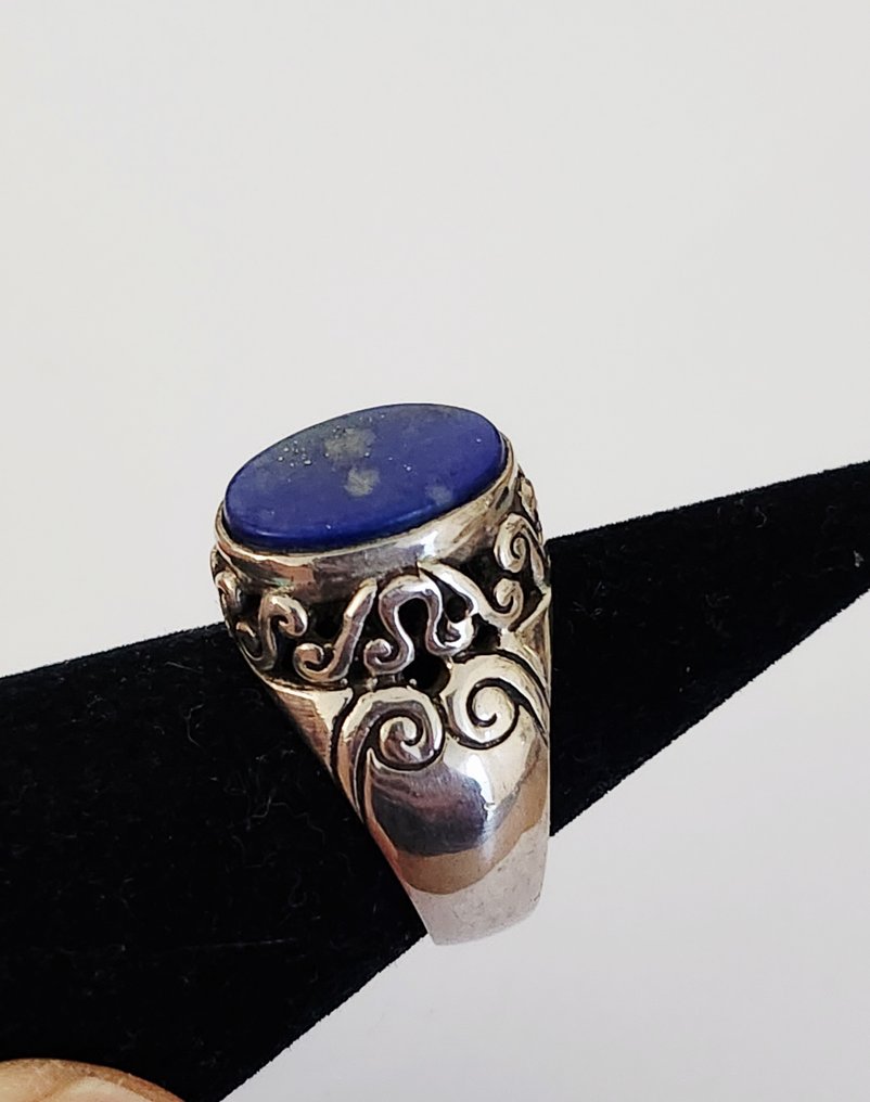 青金石 - 银 - 戒指 #1.0