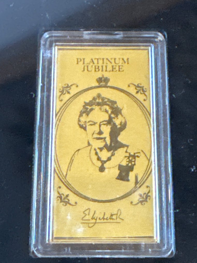 Ηνωμένο Βασίλειο. ND Queen Elizabeth Platinum Jubilee, 1/200 Oz (.999) mit CoA  (χωρίς τιμή ασφαλείας) #1.0