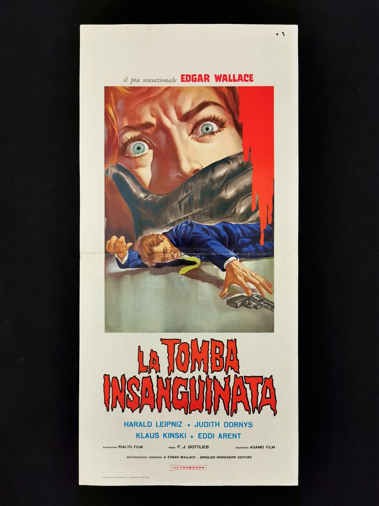 Lot of 10 Thriller Movie Posters - Dario Argento - Jodie Foster - Edgar Wallace - GR30 #2.1