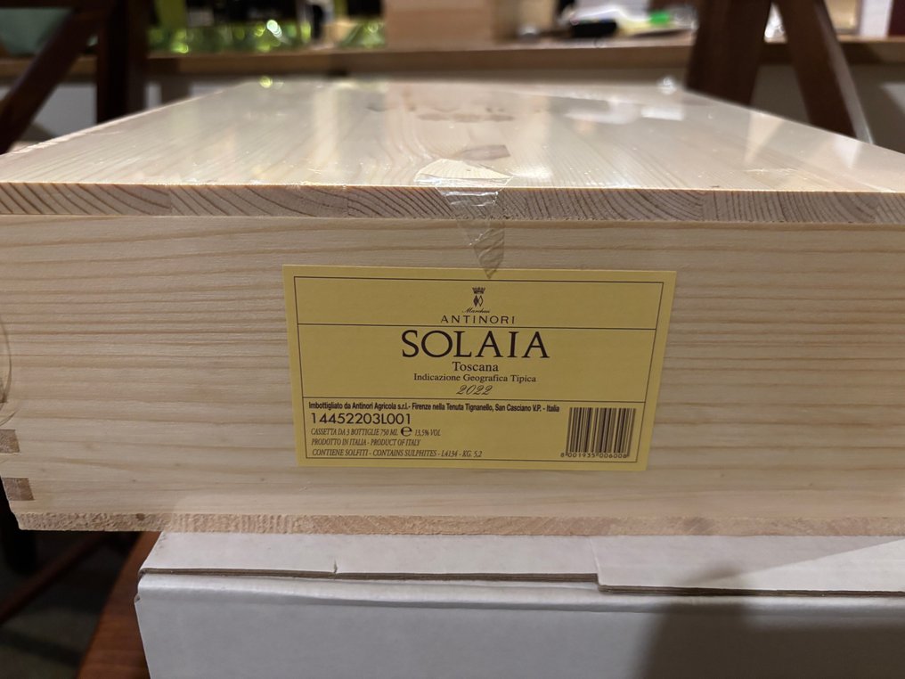 2022 Solaia, Marchesi Antinori - Toscana IGT - 3 Pullot (0.7 L) #2.1