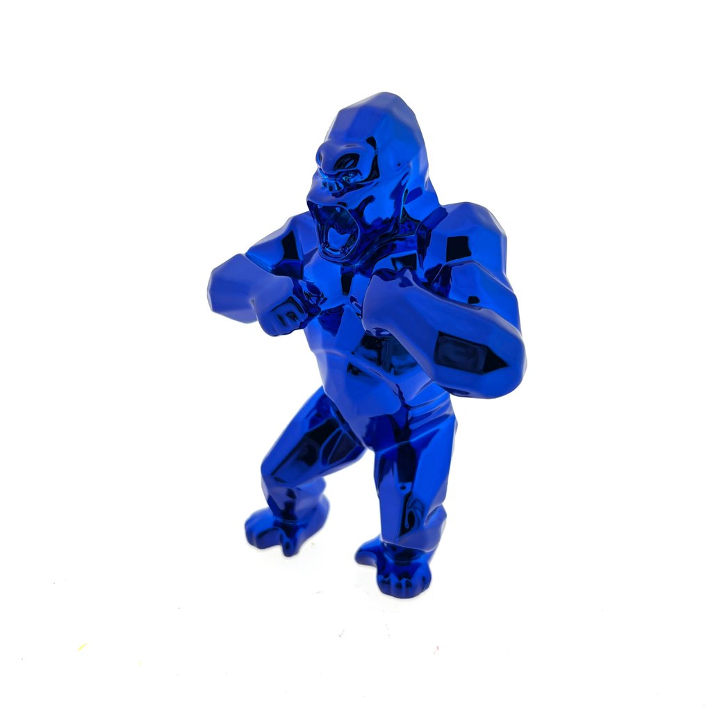 Richard Orlinski (1966) - Combo: King Kong Spirit Blue incl COA + Official Display Box #3.2