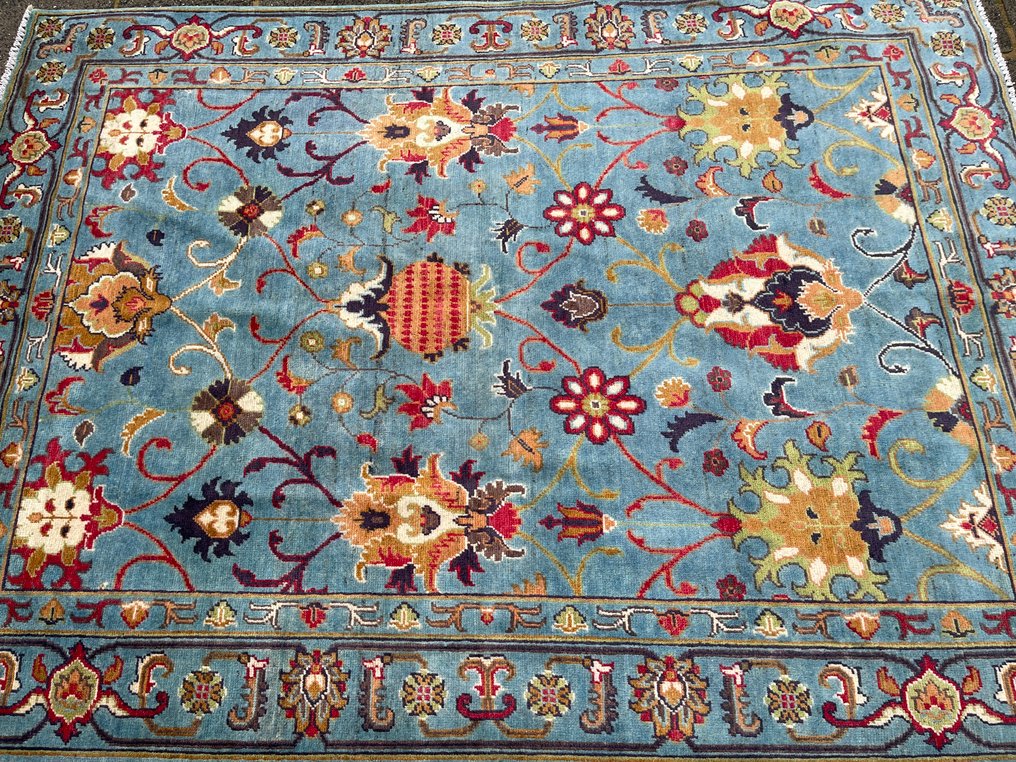 阿富汗现代 Ziegler - 全新 - 羊毛 - 手工编织 - 现代 - 高品质 - 未使用 - 地毯 - 194 cm - 140 cm #2.1