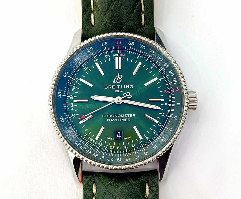Breitling - Navitimer Autom 'Green Dial' - A17326 - Mężczyzna - 2023 #1.0