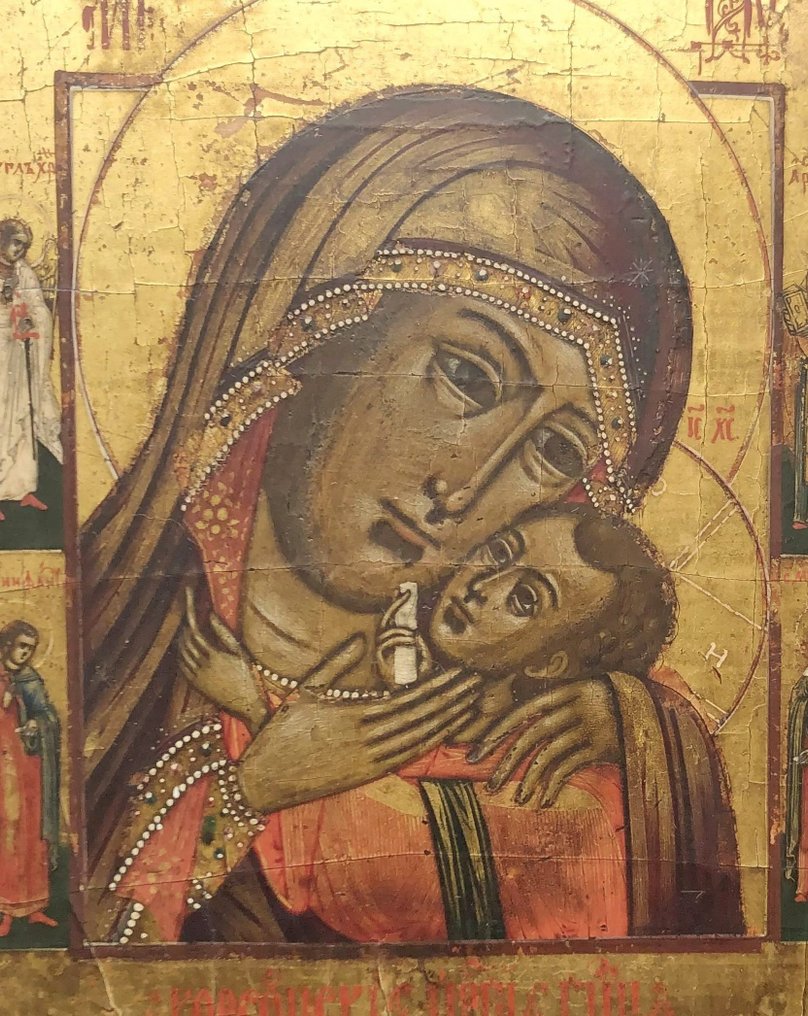 Ikone - Mutter Gottes von Korsun - Holz #1.0