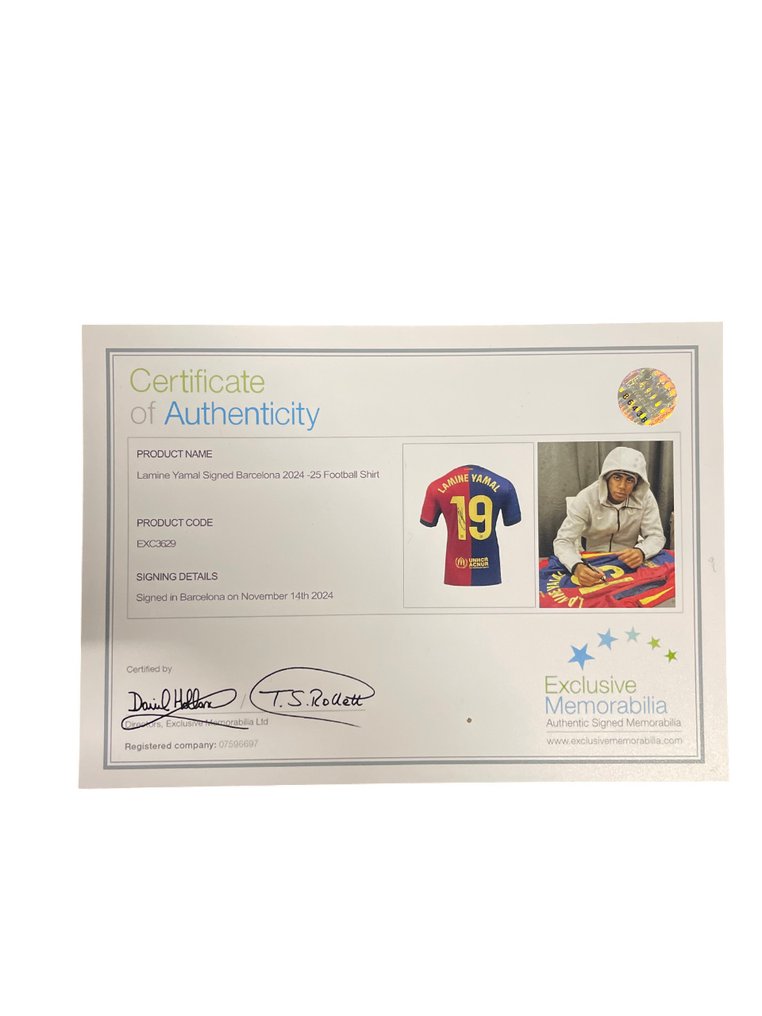 FC巴塞罗那 - 西班牙足球联盟 - Lamine Yamal - 2024 - 活动纪念品 #4.3