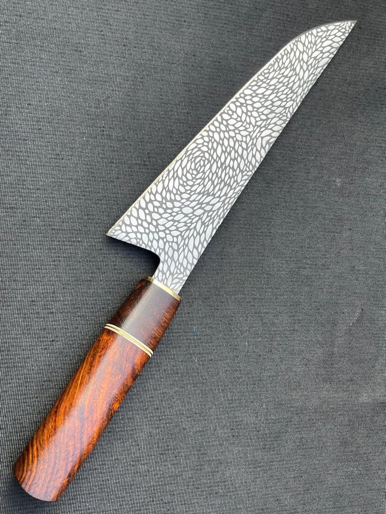 Custom Craft Knife - 餐刀 - 鋼, 木 - R579 #4.3