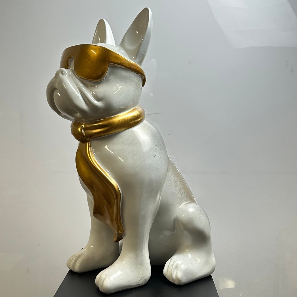 Daluxe Art - 1999 • Luxury Gold Pop Art Bulldog #2.1