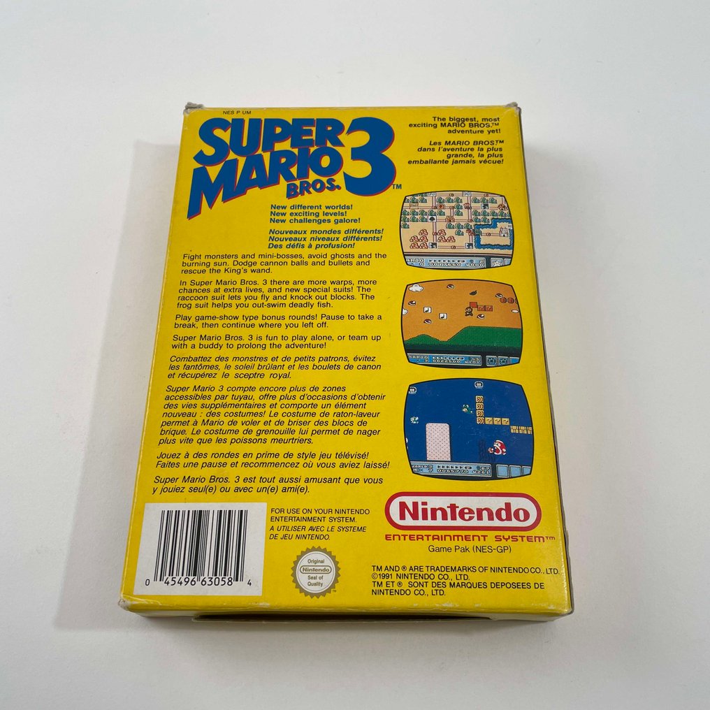 Nintendo - Nes - Super Mario Bros. 3 FAH - Video game - In original box #1.0