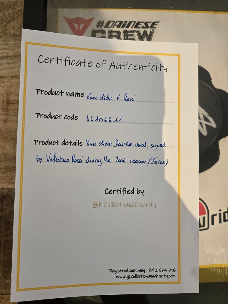 MotoGP - Valentino Rossi - 2006 - 膝盖滑块  #3.2