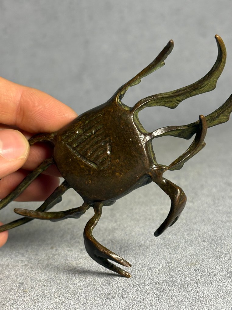 Figurine - Twee krabben (2) - Bronze #4.3