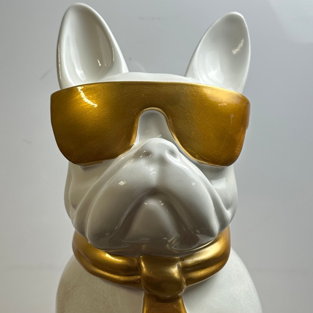 Daluxe Art - 1999 • Luxury Gold Pop Art Bulldog #1.0