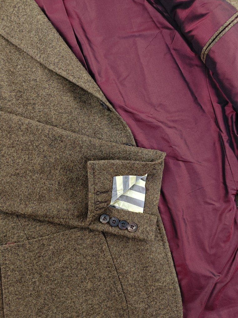 RUBINACCI NAPOLI RRP 2200€ Green Jacket Sport Coat Heavy Cashmere - 52 IT - Blazer - New with tags #4.3