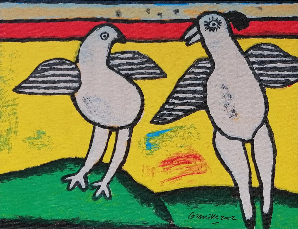 Corneille (1922-2010) - Les oiseaux volants #1.0